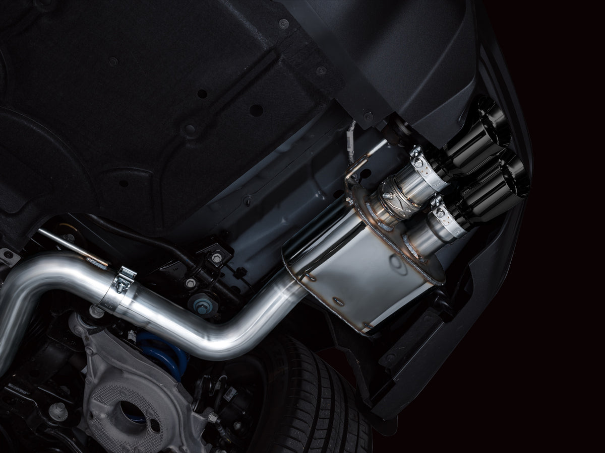 AWE 2024 Ford Mustang GT Fastback S650 RWD SwitchPath Catback Exhaust w/ Quad Diamond Black Tips - 3025-43650