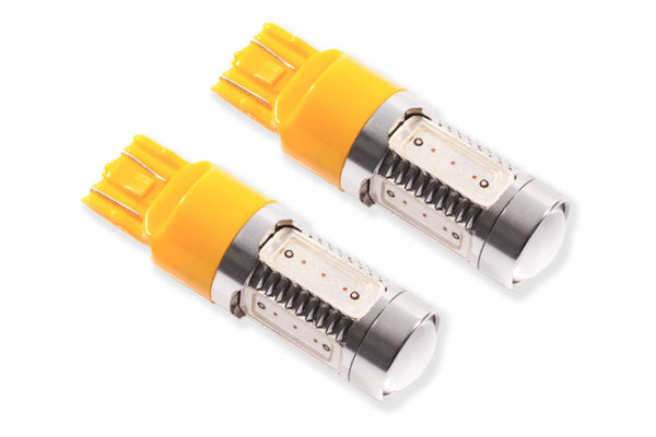 Diode Dynamics 7443 LED Bulb HP11 LED - Amber (Pair) - DD0107P for 2004-2020 Acura MDX - front view