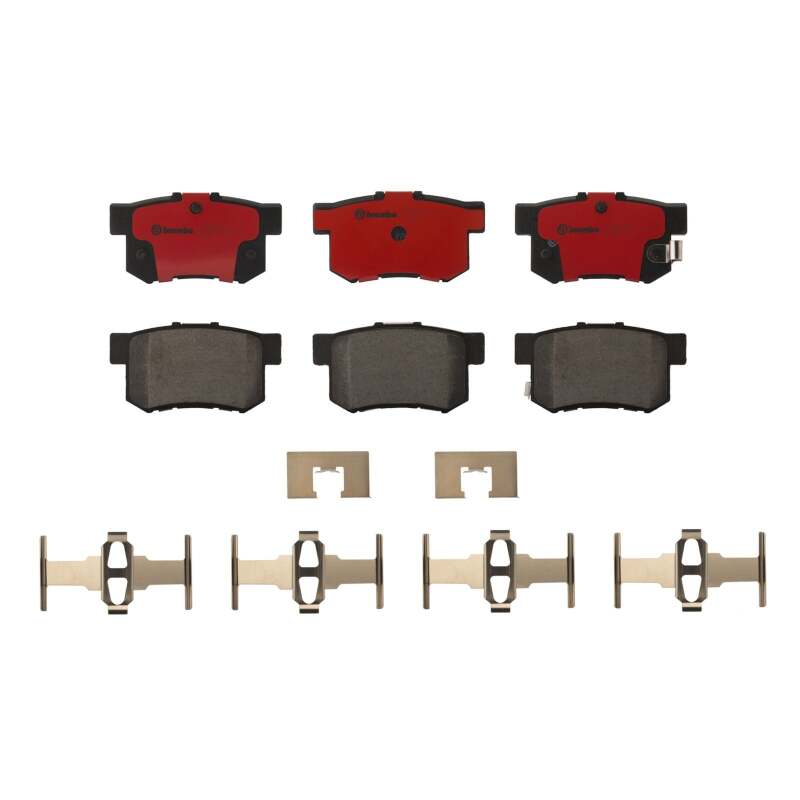 Brembo OE 93-02 Honda Accord PRIME Ceramic Rear Disc Brake Pad Set - P79027N