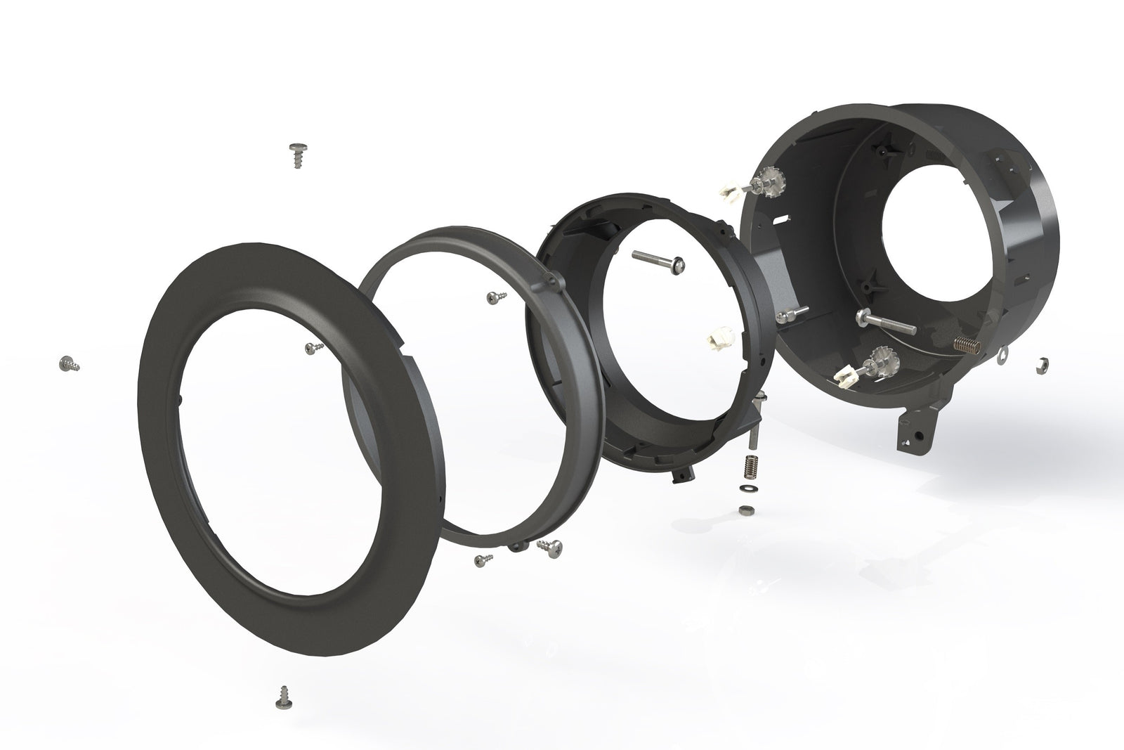 Morimoto - Wrangler JL/JT: 7in LED Headlight Adapters (Pair) - LF630