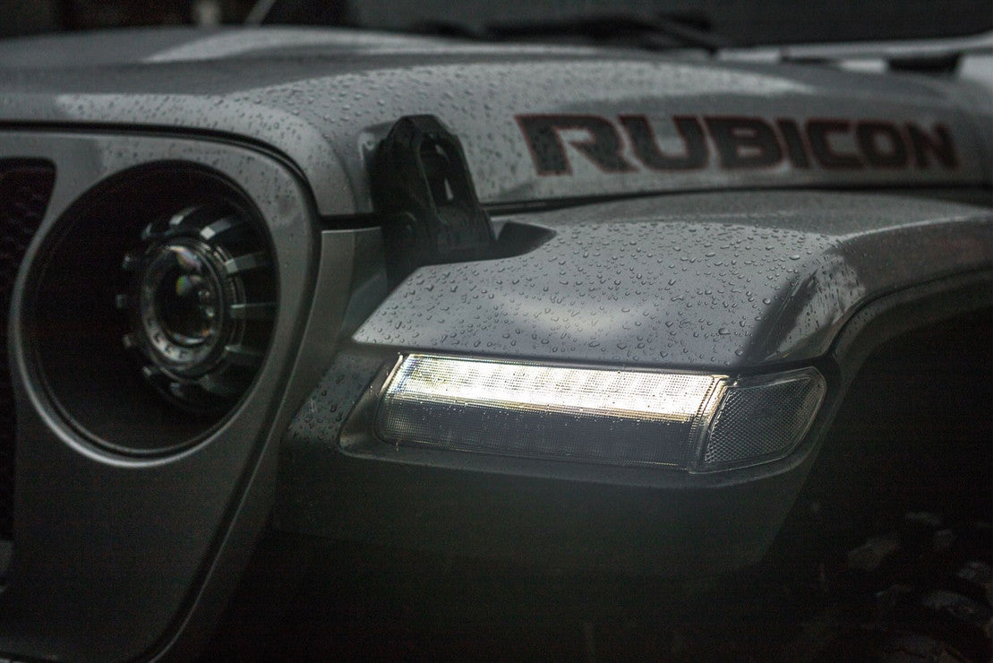 Morimoto - XB LED Sidemakers: Jeep Wrangler JL (18+) (Pair / Smoked) - LF511