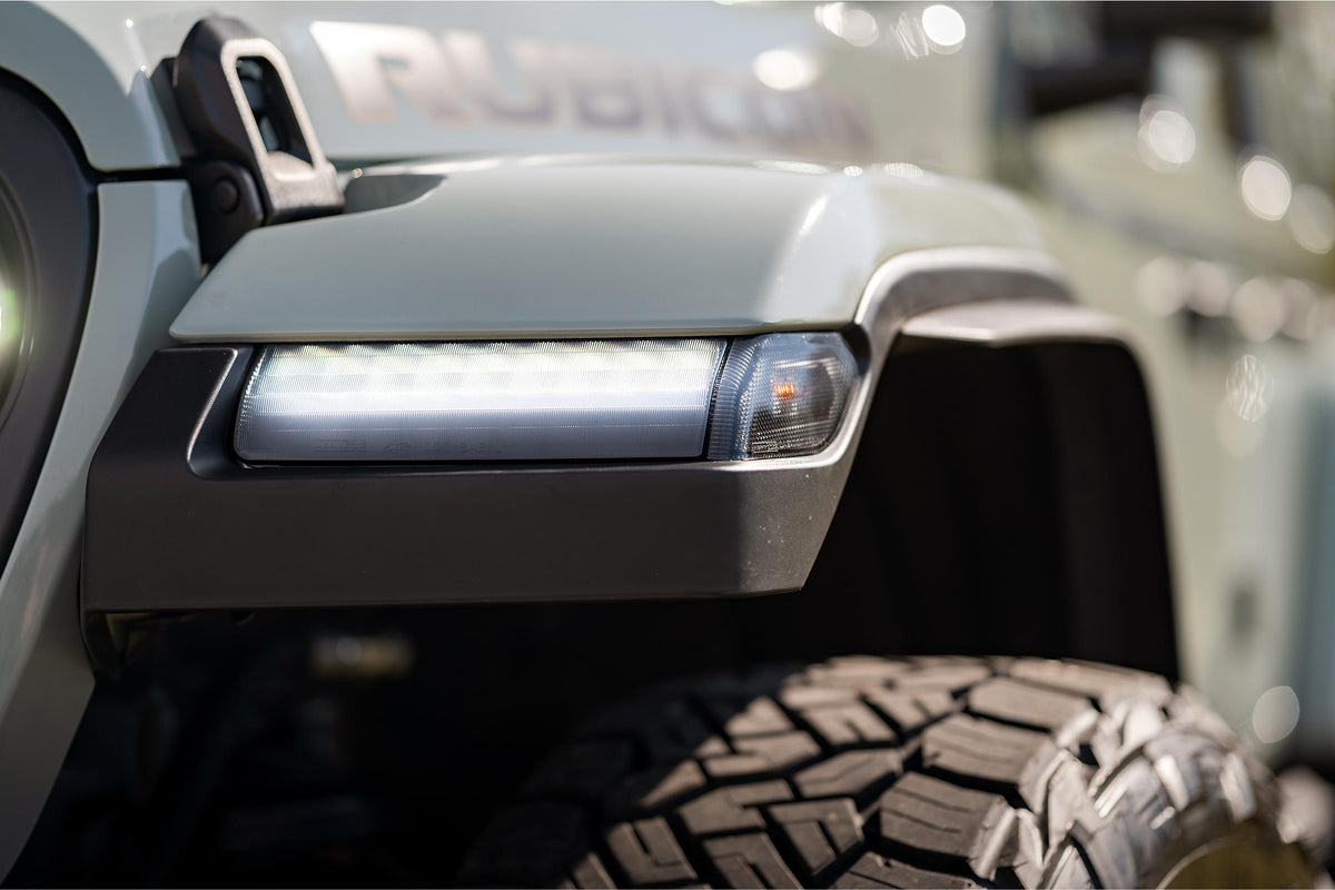 Morimoto - Fender DRL/Signals: Jeep Wrangler JL/JT (Smoked) (Pair) - LF513.2