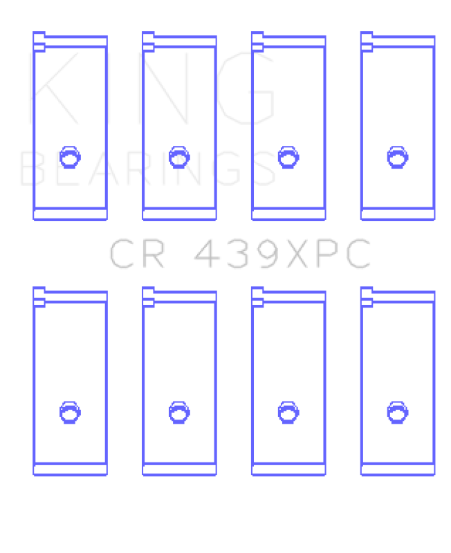 King Honda B18A1/B18B1 pMaxKote Performance Rod Bearing Set - CR439XPC