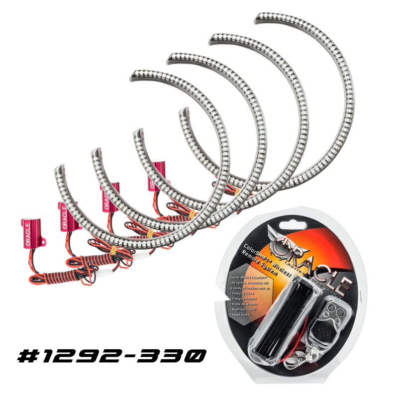 Oracle Dodge Challenger 08-14 LED Waterproof Halo Kit - ColorSHIFT SEE WARRANTY - 1292-330