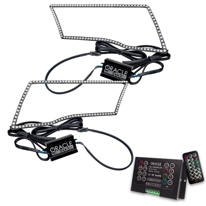 Oracle Dodge Ram Sport 09-18 LED Headlight Halo Kit - ColorSHIFT w/ 2.0 Controller SEE WARRANTY - 2250-333