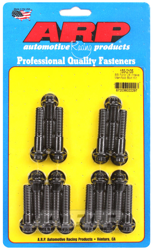 ARP BB Ford V8 12pt Intake Manifold Bolt Kit - 155-2105