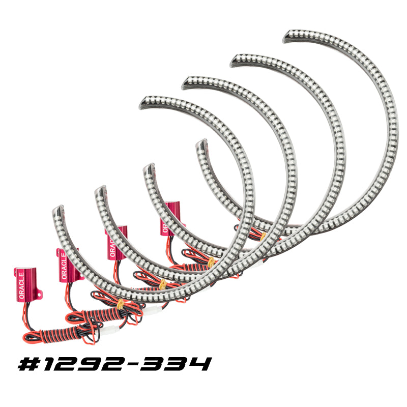 Oracle Dodge Challenger 08-14 LED Waterproof Halo Kit - ColorSHIFT w/o Controller SEE WARRANTY - 1292-334