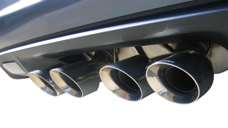 Corsa 2012-2013 Chevrolet Corvette C6 ZR1 Sport Cat-Back Dual Rear Exit w/ Twin 4.0in Pol Tips - 14164CB3
