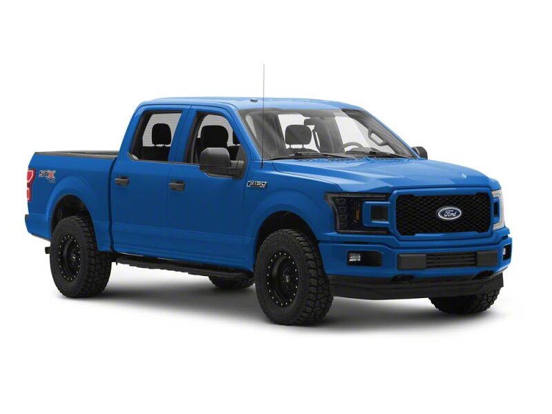 Raxiom 18-20 Ford F-150 CXR Series LED Headlights with Amber DRL- Black Housing- Clear Lens - T593911 - close-up view 3