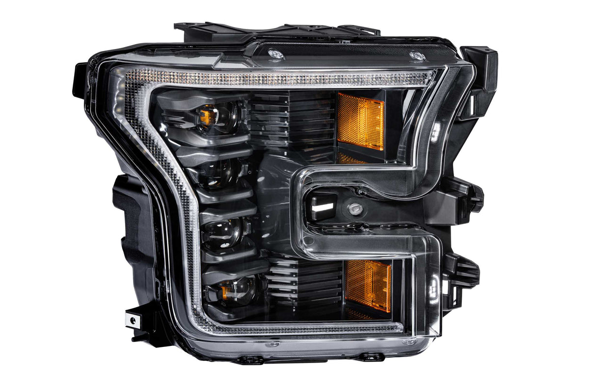 Morimoto - XB LED Headlights: Ford F150 (15-17) (Pair / ASM / Amber DRL) (Gen 2) - LF502-A.2-ASM