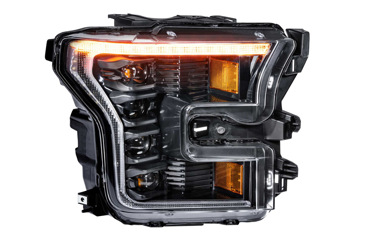 Morimoto - XB LED Headlights: Ford F150 (15-17) (Pair / ASM / Amber DRL) (Gen 2) - LF502-A.2-ASM