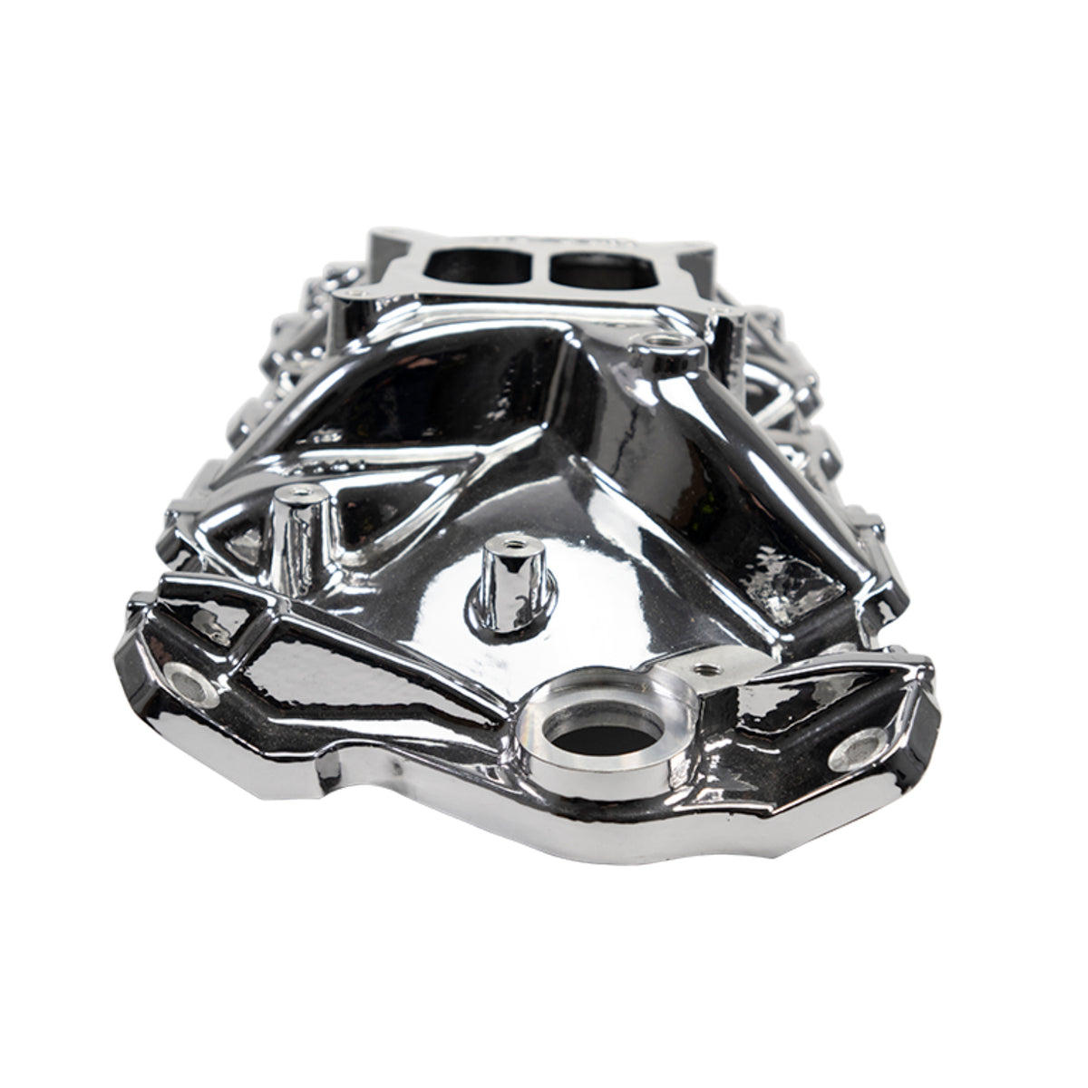 Edelbrock SBC Performer EPS Manifold - Chrome Plasma Coated - 2701-CP