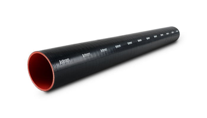 Vibrant 4 Ply Reinforced Silicone Straight Hose Coupling - 2.25in I.D. x 36in long (BLACK) - 2709