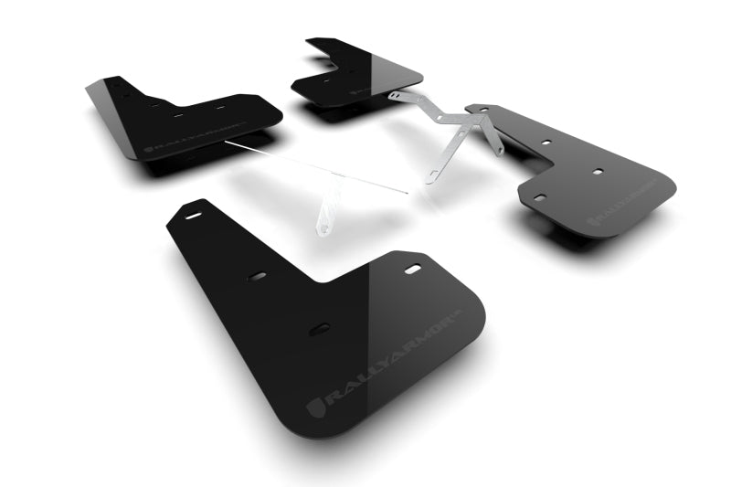 Rally Armor 23-24 Acura Integra Type S Black Mud Flap w/ Dark Grey Logo - MF129-UR-BLK-DGRY