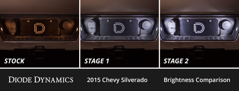 Diode Dynamics 14-18 Chevrolet Silverado Interior LED Kit Cool White Stage 1 - DD0547 by Diode Dynamics - angle view