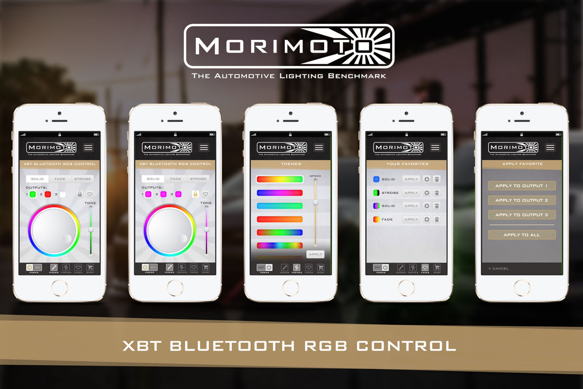 Morimoto - RGBW Controller: XBT (1x5 / 2x4 Wire Universal Standard) - LED153