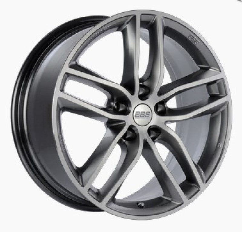 BBS SX 18x8 5x112 ET44 PFS CB Gloss Platinum Diamond Cut Face Wheel - SX0103PPK