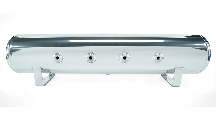 Air Lift 4 Gal. 7-Port Tank w/ Viair 444b Blk Compressor (Incl. Fittings & Mounting Hardware) - 27807