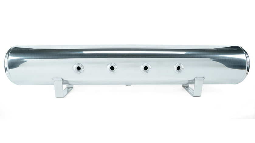 Air Lift 5 Gal. Polished Tank w/ Viair 444b Blk Compressor (Incl. Fittings & Mounting Hardware) - 27808