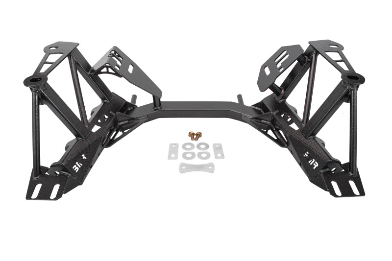 BMR 79-95 Ford Mustang K-Member Premium Version w/o Spring Perches - Black Hammertone - KM734H