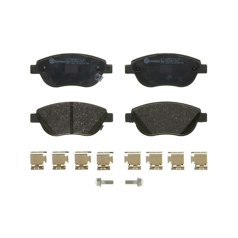 Brembo 14-17 Fiat 500 Front Low-Met Brake Pad - P23153