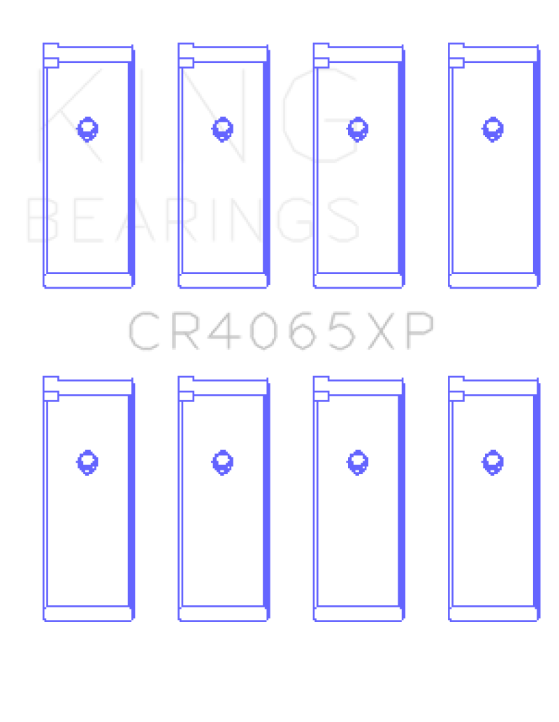 King Nissan KA-24DE (Size 0.50 Oversized) Performance Rod Bearing Set - CR4065XP0.5