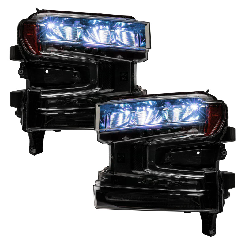Oracle 19-21 Silverado/Sierra 1500 RGB Demon Eye Headlight Kit - w/o Controller SEE WARRANTY - 1440-334