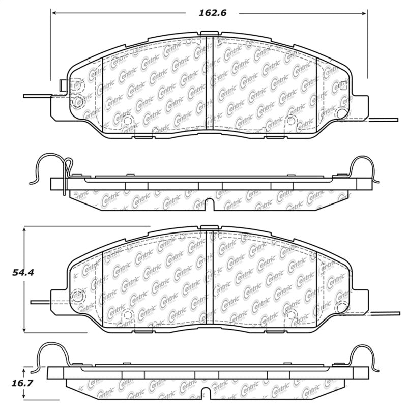 StopTech Street Touring Brake Pads - 308.14630