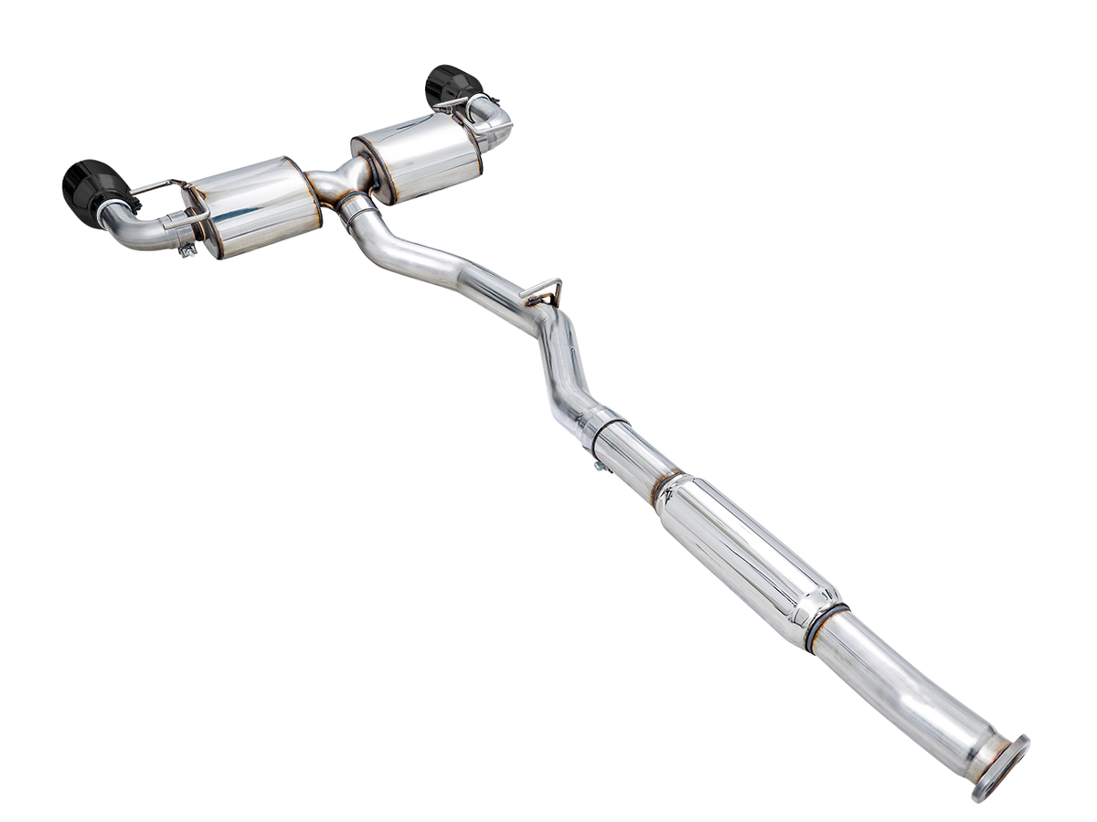AWE Subaru BRZ/ Toyota GR86/ Toyota 86 Touring Edition Cat-Back Exhaust- Diamond Black Tips - 3015-33486