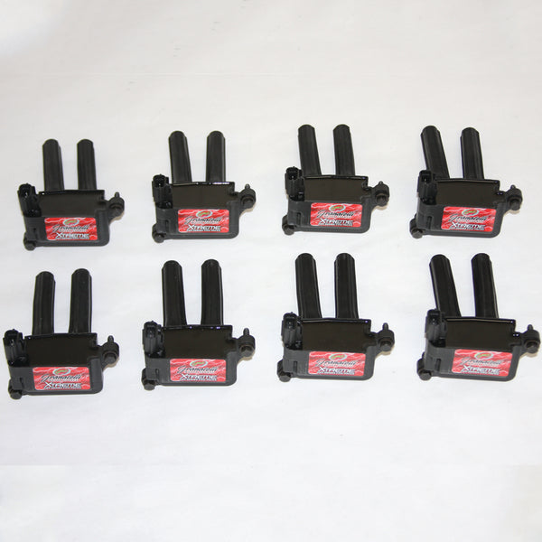 Granatelli 05-17 Dodge 5.7L/6.1L/6.4L Xtreme Coil On Plug Wire Conn Kit w/Coil Pack - Blk (Set of 8) - 28-0504-XCP