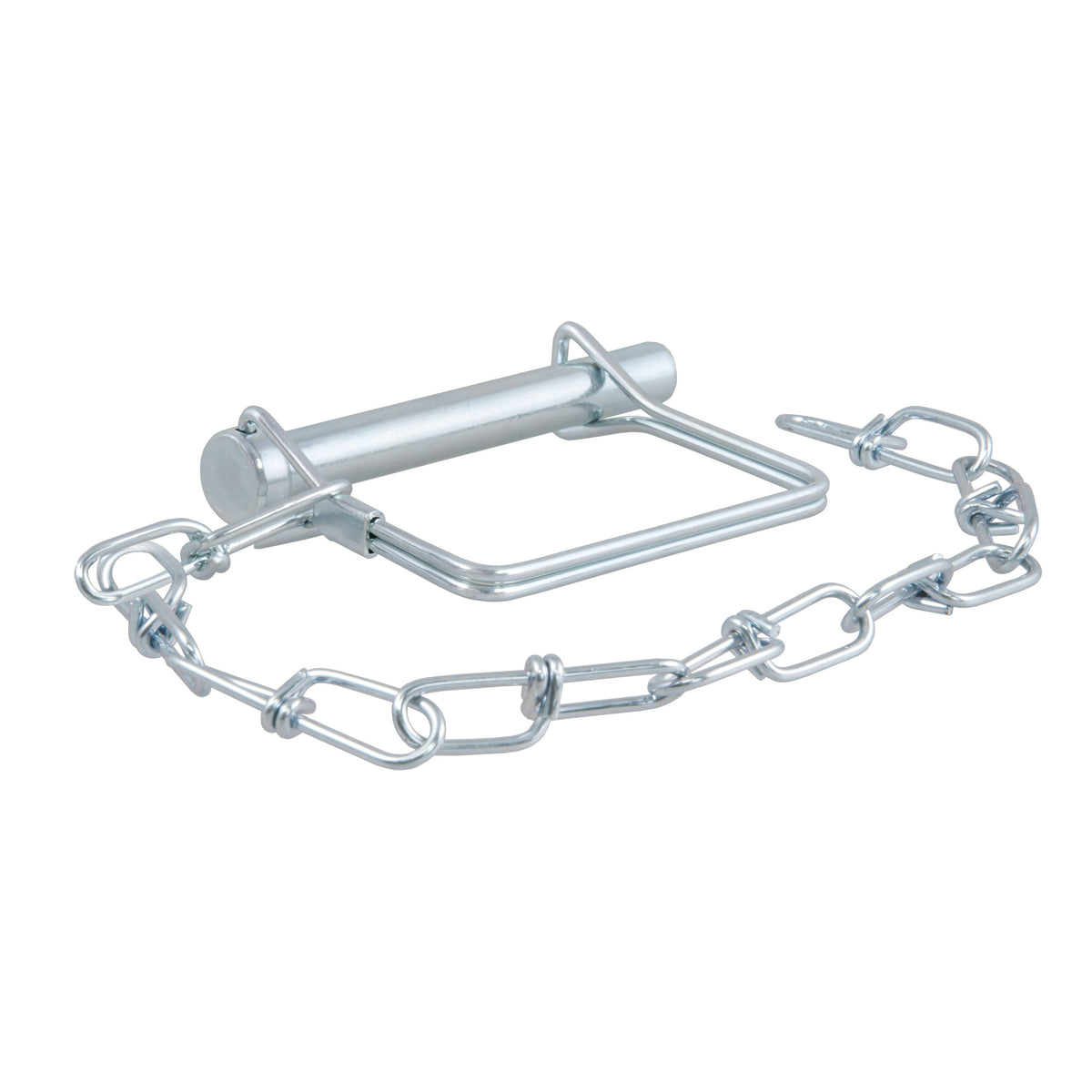 CURT 28000 Trailer Coupler Pin with 12-Inch Chain, 3/8-Inch Diameter x 2-3/4-Inch Long