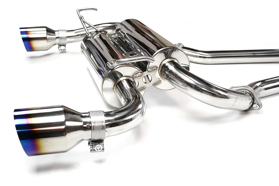 Invidia 07+ Infiniti G37 Coupe Gemini Single Layer Titanium Tip Cat-back Exhaust