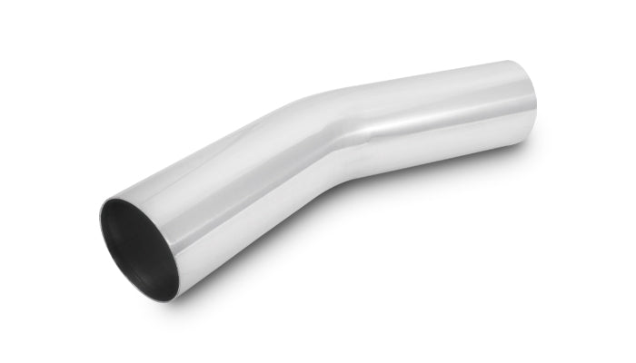 Vibrant 4in O.D. Universal Aluminum Tubing (30 degree Bend) - Polished - 2813