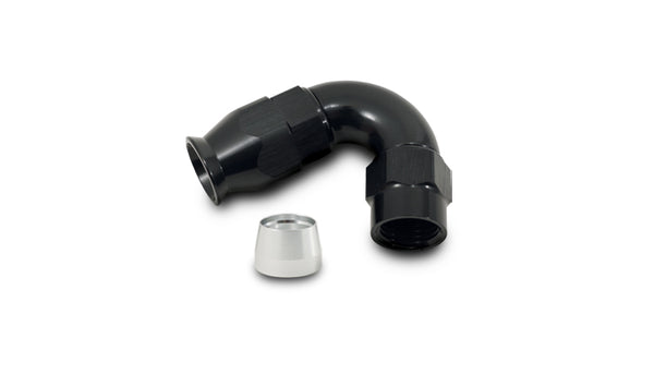 Vibrant -4AN 120 Degreeree Hose End Fitting for PTFE Lined Hose - 28204