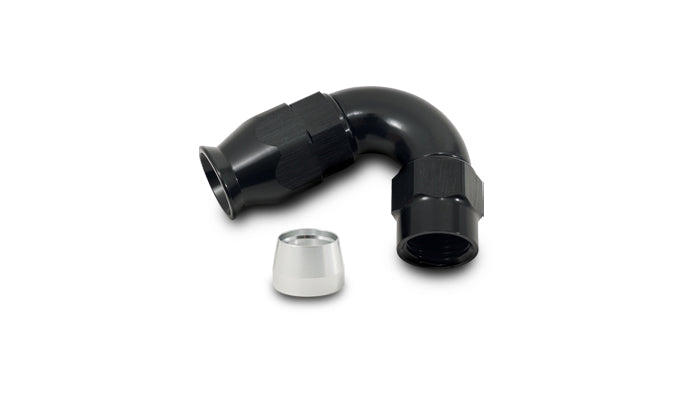 Vibrant -12AN 120 Degree Hose End Fitting for PTFE Lined Hose - 28212