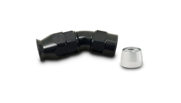 Vibrant -8AN 30 Degree Hose End Fitting for PTFE Lined Hose - 28308