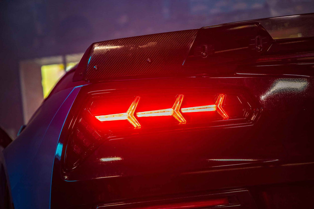 Morimoto - XB LED Tail Lights: Chevrolet Corvette (14-21) (Pair / Smoked) - LF464