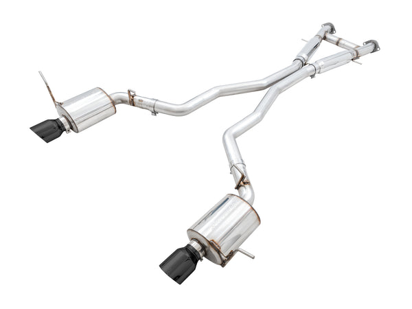 AWE Tuning 2020 Jeep Grand Cherokee SRT Touring Edition Exhaust - Diamond Black Tips - 3015-33121