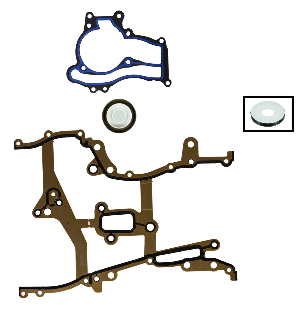 Fel-Pro Chevrolet Volt TCS 46155 Engine Crankshaft Seal Kit - TCS46155 for 2011-2015 Chevrolet Volt - front view