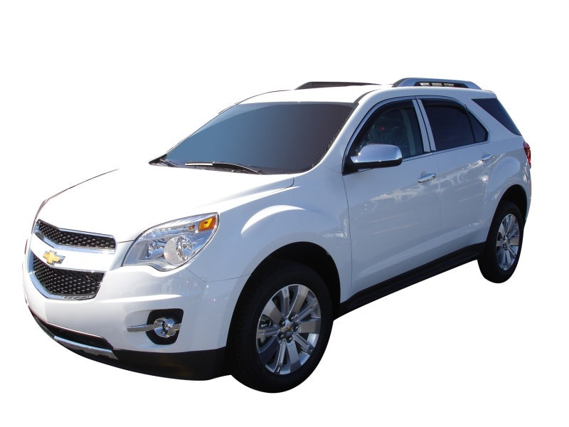 AVS 10-17 Chevy Equinox Ventvisor In-Channel Front &amp; Rear Window Deflectors 4pc - Smoke - 194166