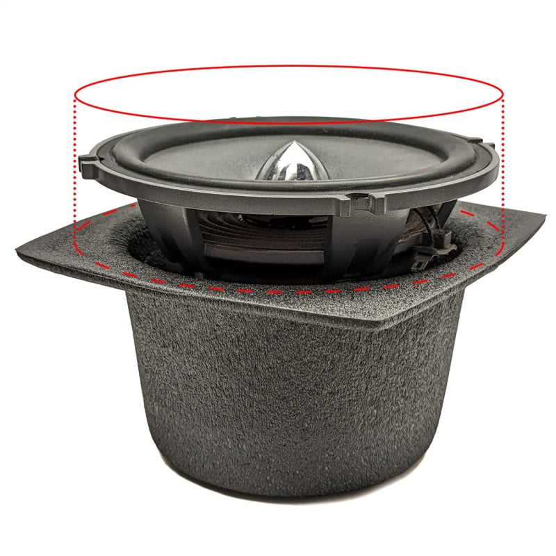 DEI Speaker Baffles 4in Round Pair - 50310