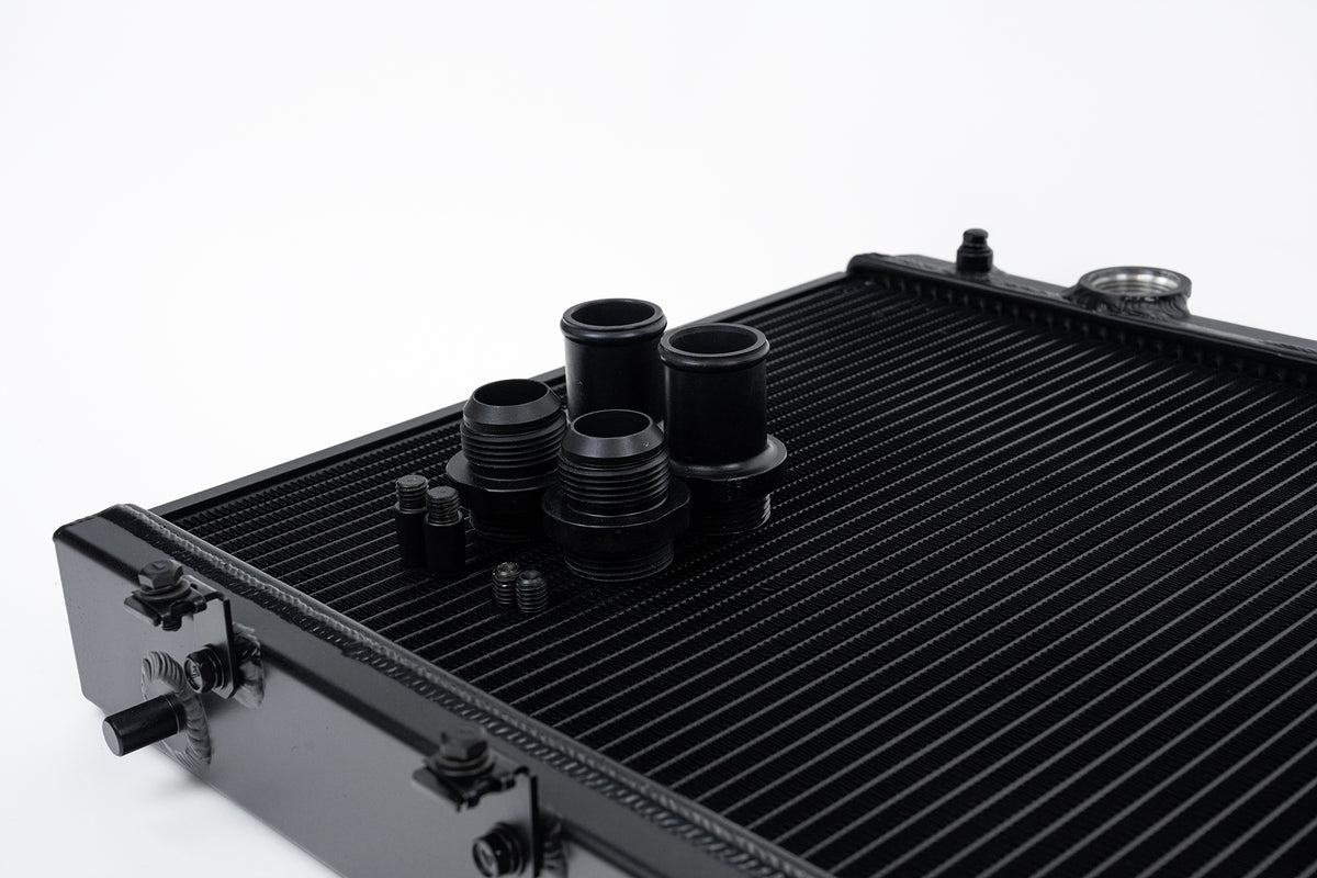 CSF 92-00 Honda Civic w/K-Swap V3 Radiator - Black Finish - 2850KB