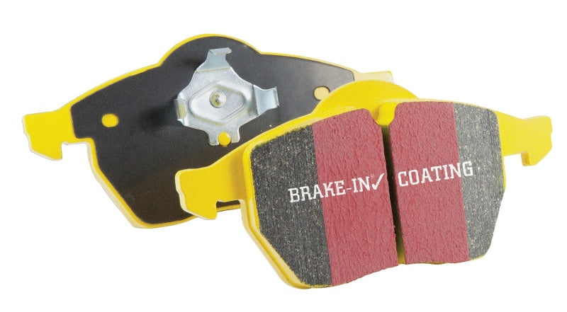 EBC 2018+ BMW X2 Yellowstuff Front Brake Pads - DP42393R for 2018-2023 BMW X2 - front view