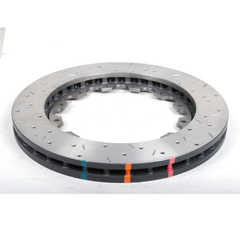 DBA 00-05 Mitsubishi Evo V/VI/VII/VIII / 06-08 Evo IX Front Drilled &amp; Slotted 5000 Series Brembo Onl