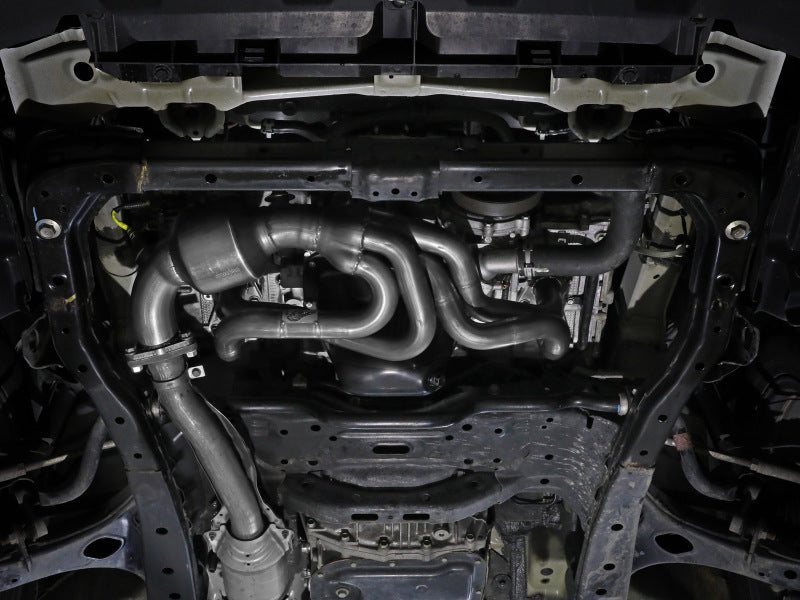 aFe Twisted Steel 304 Stainless Steel Header w/ Cat 13-19 Subaru Outback H4-2.4L - 48-36804-HC