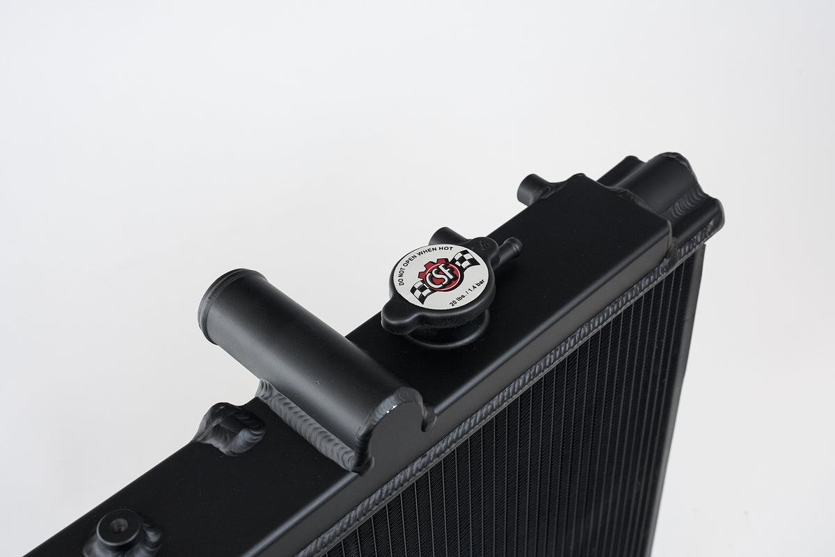 CSF 93-98 Toyota MK4 Supra Radiator - Black Finish - 2882B