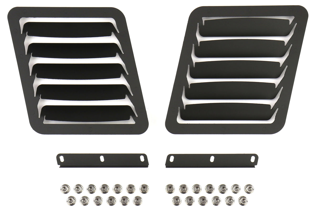 Verus Engineering - EJ25 Subaru WRX and WRX STI 2015-2020 - Hood Louver Kit - Black