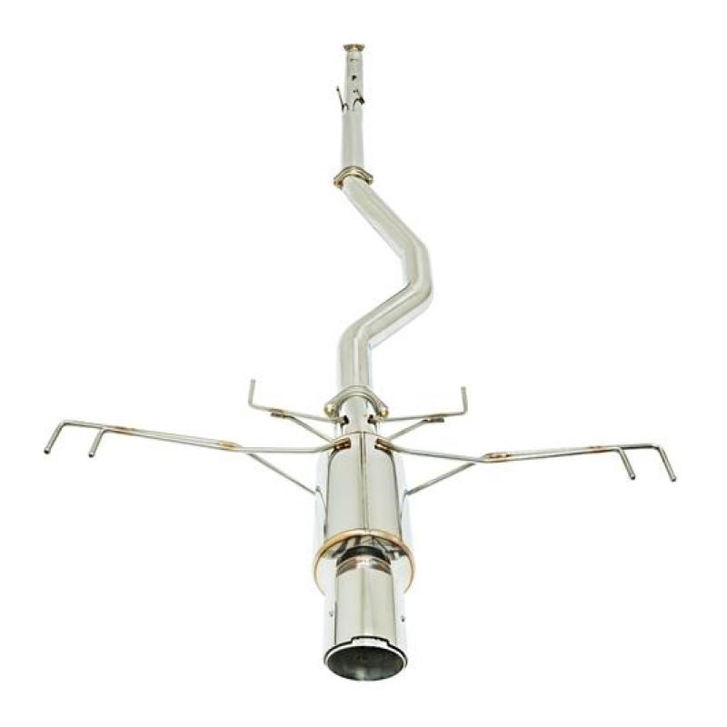 Remark 17+ Honda Civic Type R Non Resonated Cat-Back Exhaust Spec I w/Single Carbon Fiber Tip Cover - RK-C1076H-01C