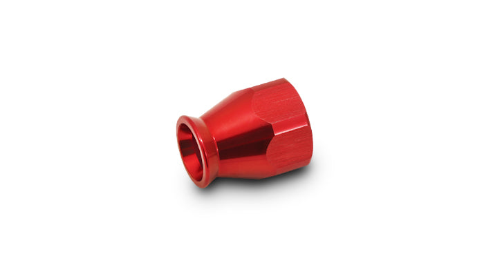 Vibrant -4AN Hose End Socket for PTFE Hose Ends - Red - 28954R