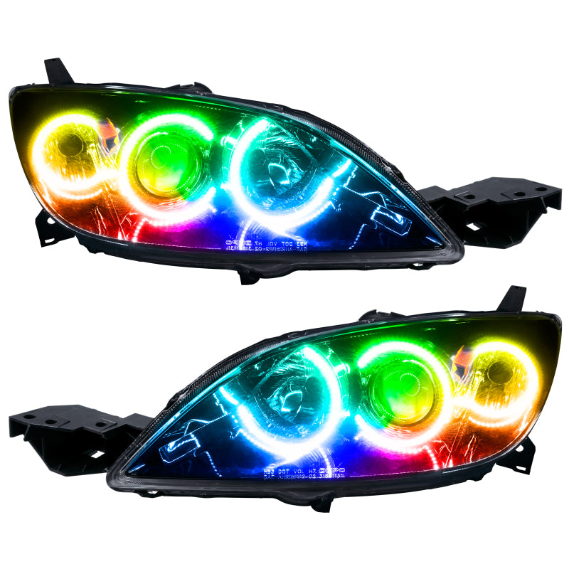 Oracle 04-09 Mazda 3 SMD HL - 4DR - Halogen Style - ColorSHIFT w/ Simple Controller SEE WARRANTY - 8174-504